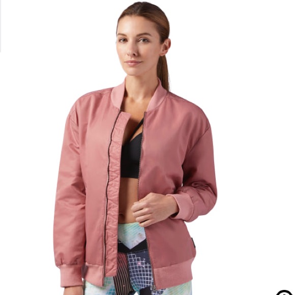 Reebok Sandy Rose Studio Favorite Bomber Jacket
